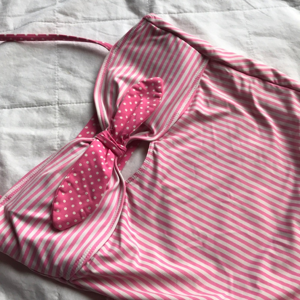 Abercrombie girls one piece bathing suit sz large